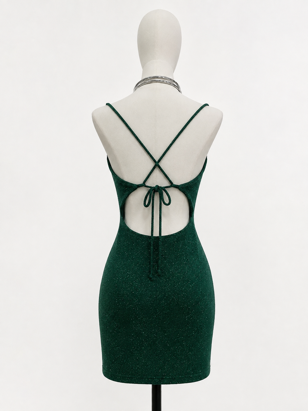 Vestido fiesta verde esmeralda
