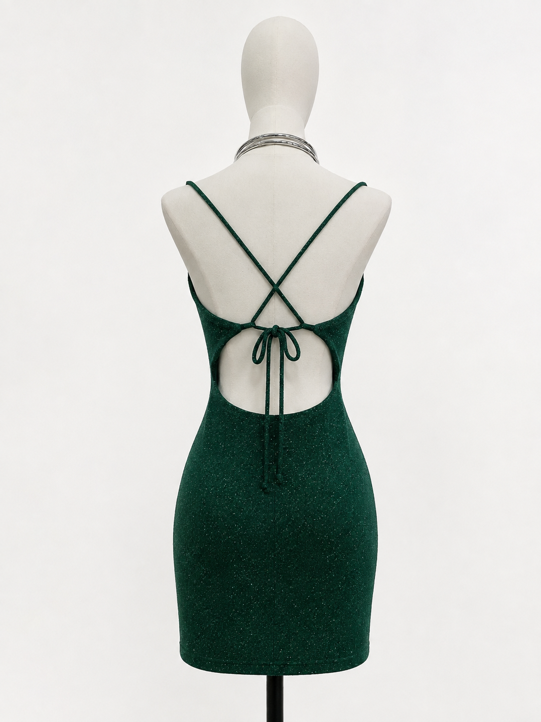 Vestido fiesta verde esmeralda
