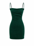 Vestido fiesta verde esmeralda